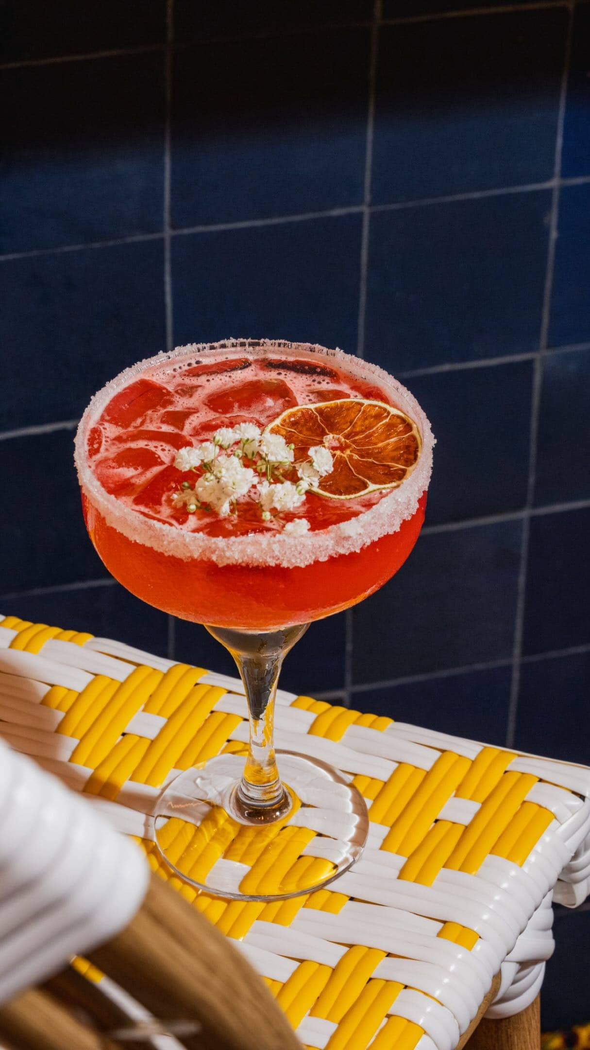 Signature cocktail at Lupita Tacos y Tequila